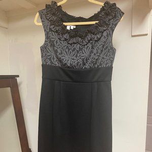 London Times Black Cocktail Dress